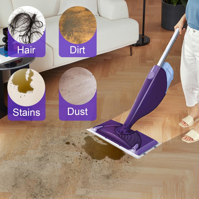 YHOVID Mopping Pad Refill for Wet Jet Mop  Disposable Multi Surface Wetjet Hardwood Floor Cleaner Spray Mop Pads Refills  Thickness & Absorbent (60) - Image 4
